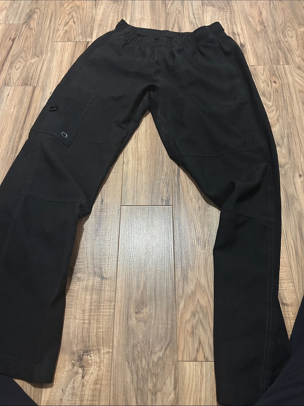 Women’s Black Elastic Waist Casual Pants